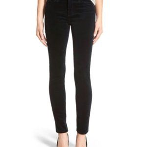 AG Adriano Goldschmied premiere skinny straight black corduroy jeans